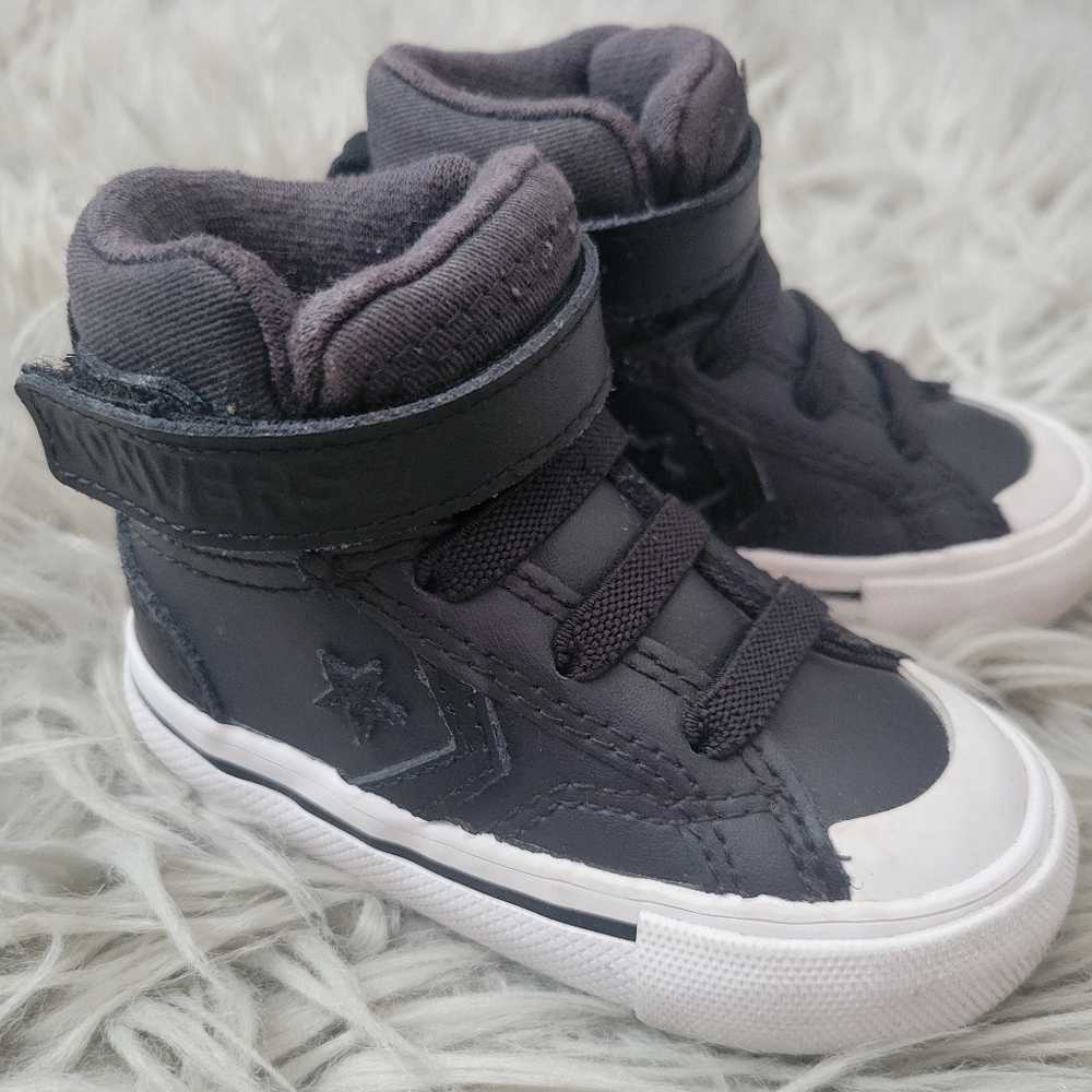 Baby Converse Black Hightop Sneakers